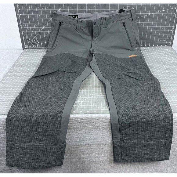 Orvis Men's Upland Hunting Softshell Pants 46x30 Slate New With Tags - Picture 8 of 12